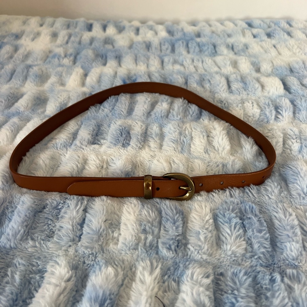 Madewell Brown Leather Belt - Size S